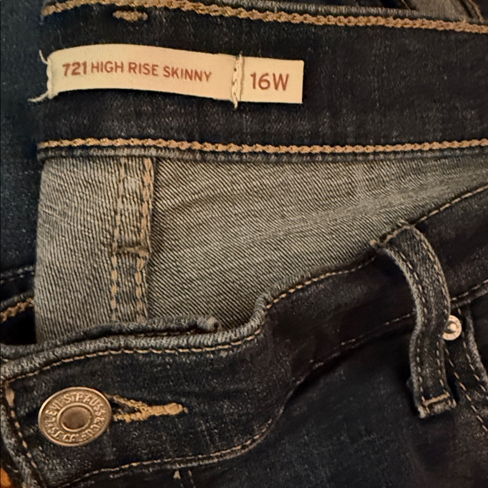 Levi's Dark Wash Skinny Jeans